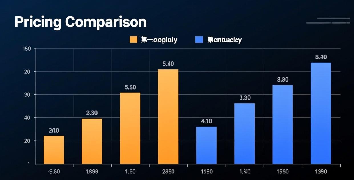 Pricing comparison chart